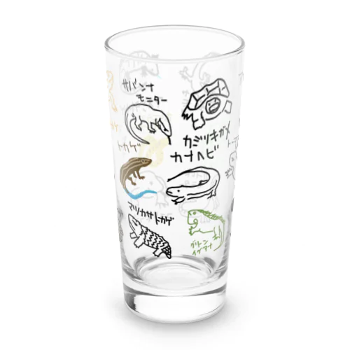 みんな爬虫類 Long Sized Water Glass