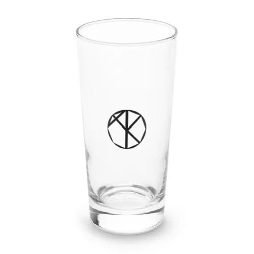 (Black) NAOKIYO LOGO CSATU Long Sized Water Glass