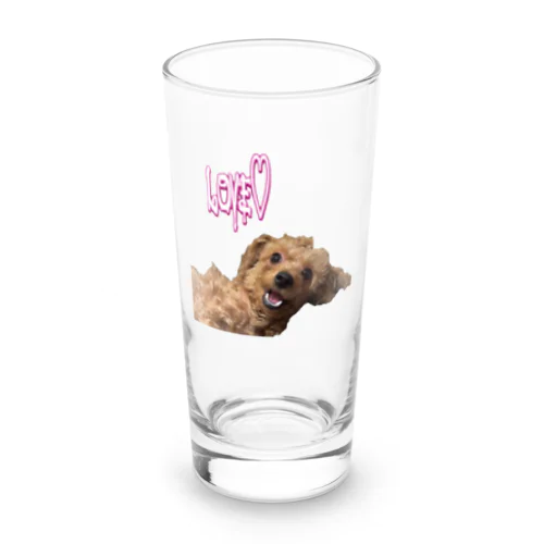 トイプードル☆Ru Long Sized Water Glass