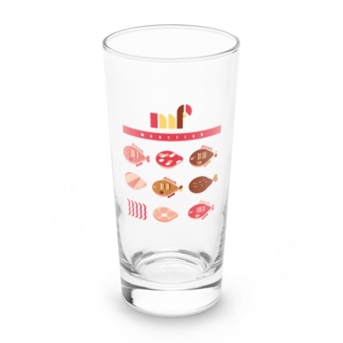 MEAT FISH(ロゴあり) Long Sized Water Glass