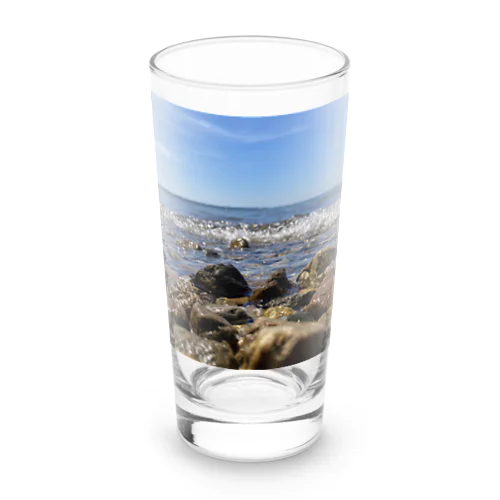 打ち寄せる波 Long Sized Water Glass