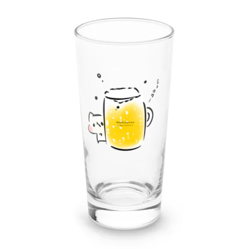 ビールましまろう Long Sized Water Glass