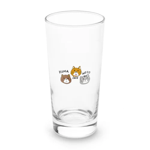 くま・いぬ・ねこ　光風霽月 Long Sized Water Glass