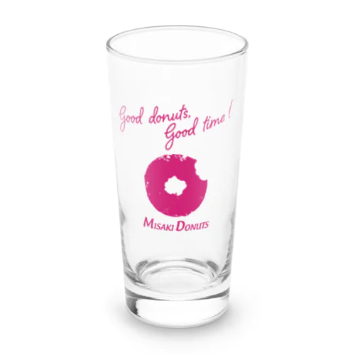 good donuts good time!ロゴ入り Long Sized Water Glass