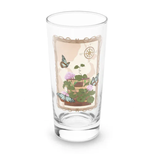 Traveling butterfly Long Sized Water Glass