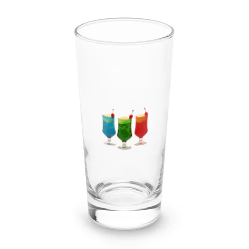 ３色クリームソーダ Long Sized Water Glass