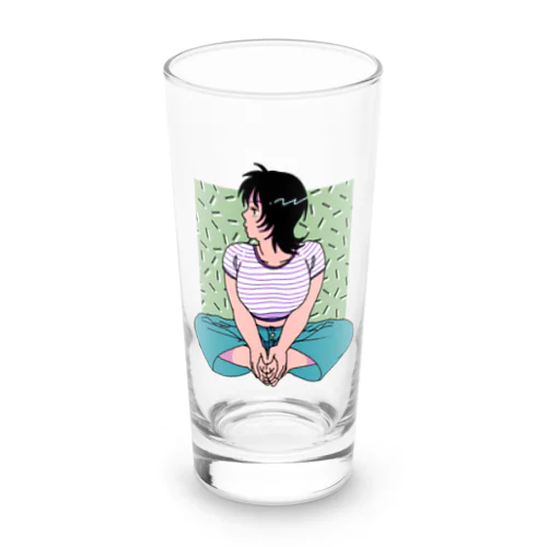 レトロでプラスサイズな女の子その1 Long Sized Water Glass