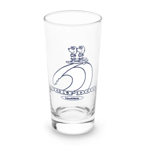 リノメレSURF DOGブルーライン Long Sized Water Glass