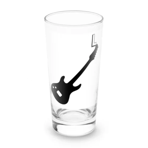 L logo guitarver Long Sized Water Glass