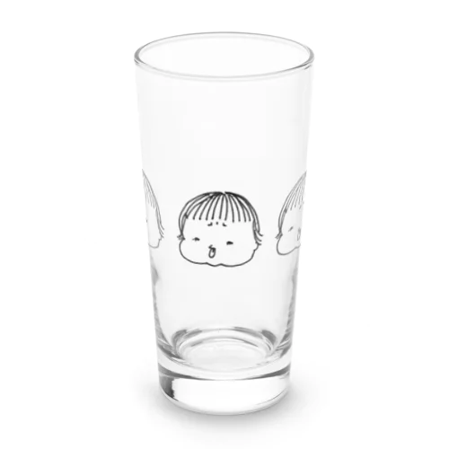 まずいものを食べた赤ちゃん Long Sized Water Glass