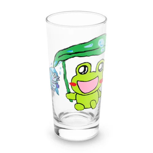 アマビエとあめかえる Long Sized Water Glass