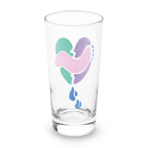 HEART BREAK Long Sized Water Glass