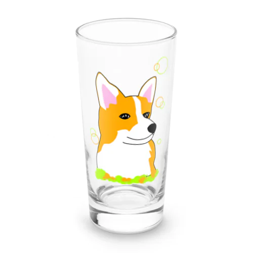 コーギー癒し犬 Long Sized Water Glass