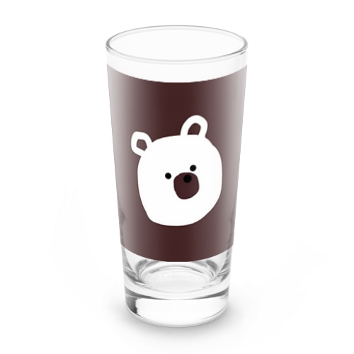 ちゃいろのくまさん。 Long Sized Water Glass