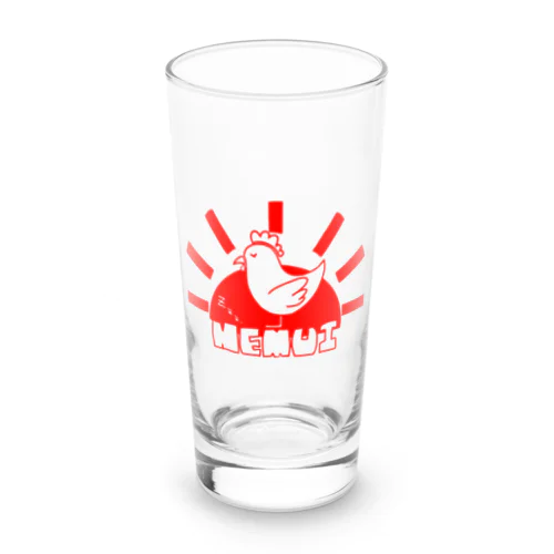 眠すぎにわとり Long Sized Water Glass