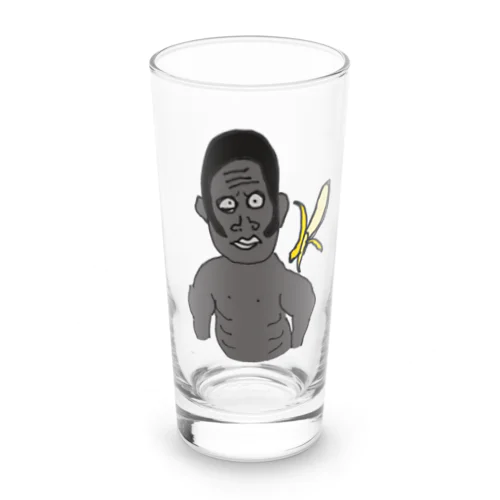 ゴリラがこっちを見ている Long Sized Water Glass