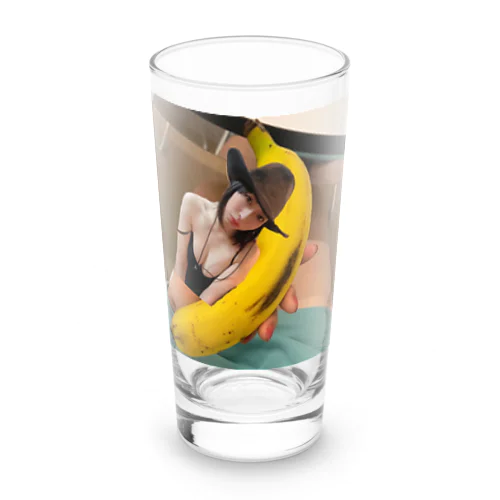 バナナベッドに浮かぶカイ Long Sized Water Glass