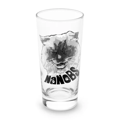 BLACK FACE CAT is super monochrome Long Sized Water Glass