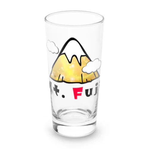 いいことありそう! 金運シリーズ　(富士山　Mt.Fuji) Long Sized Water Glass