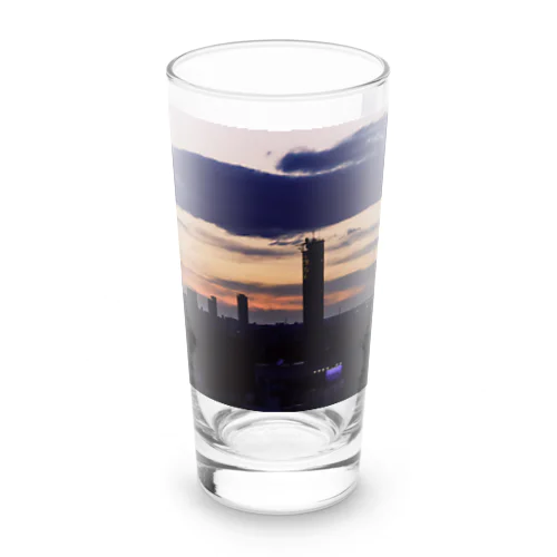 札幌の夕日 Long Sized Water Glass