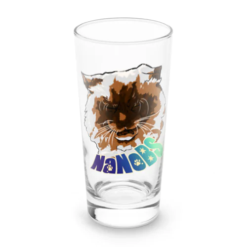 BLACK FACE CAT is super color Long Sized Water Glass