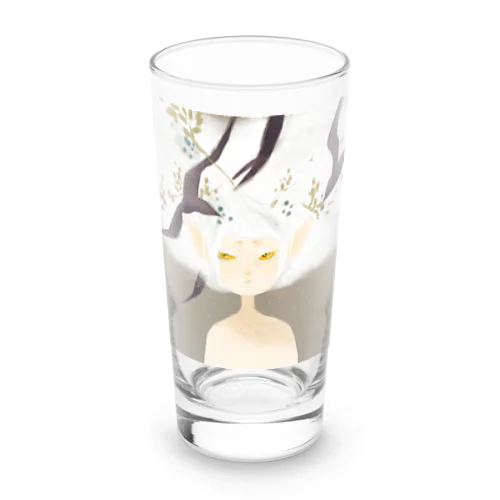 こころは曇り Long Sized Water Glass