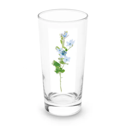 ブルースター(白背景) Long Sized Water Glass