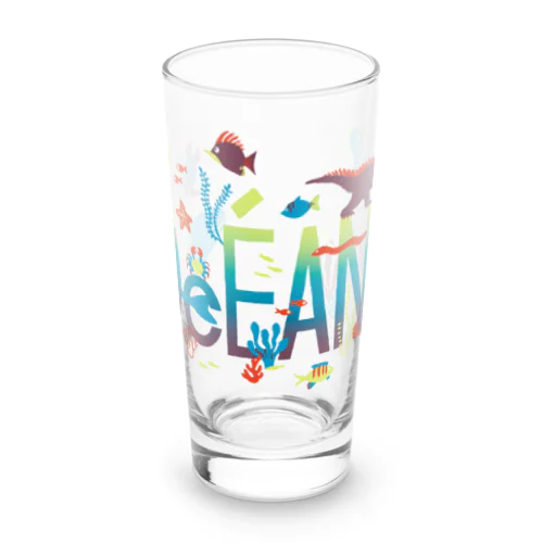 El Océano（背景透明） Long Sized Water Glass