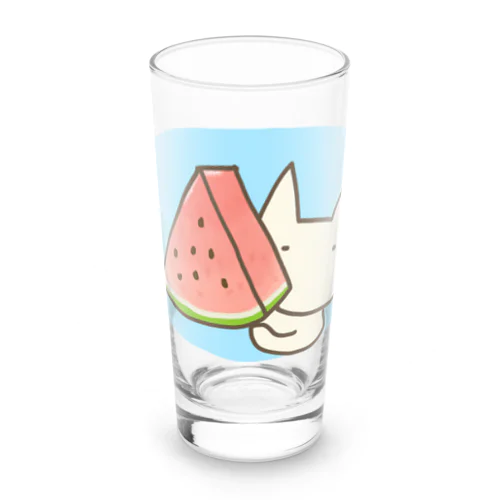 スイカねこ Long Sized Water Glass