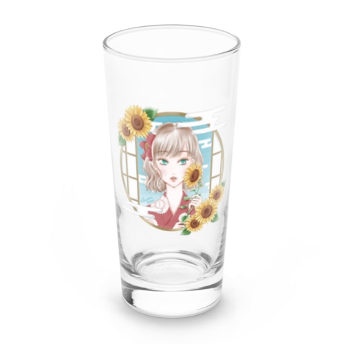 ひまわり乙女 Long Sized Water Glass