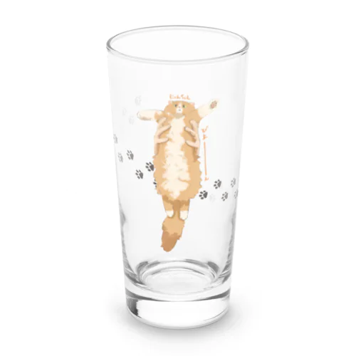 にゃんちゃん_抱っこびよーん猫シリーズ Long Sized Water Glass