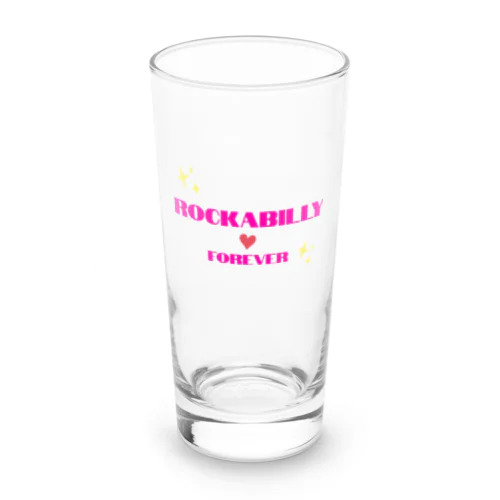 Rockabilly Forever（ピンク1） Long Sized Water Glass