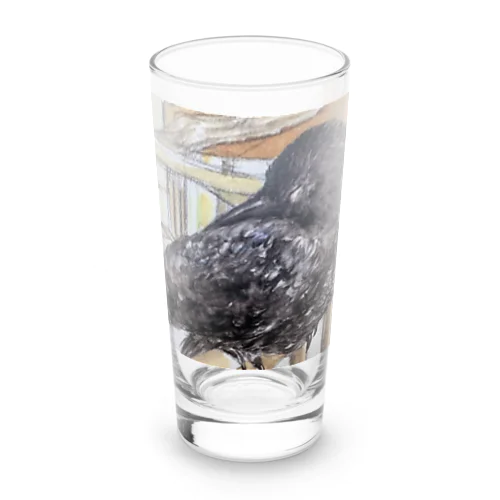 カラスのハッピー Long Sized Water Glass