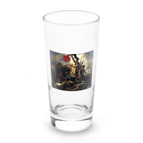 ドラクロワ「民衆を導く自由の女神」 Long Sized Water Glass