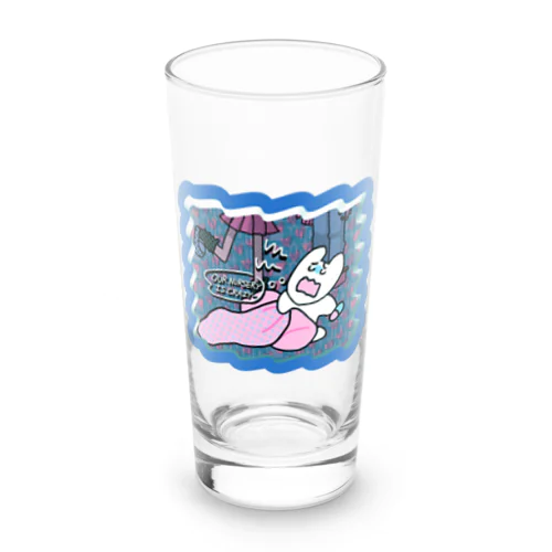 保育園へ行きたくありませんの絵 Long Sized Water Glass