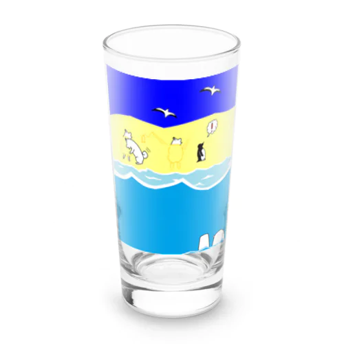 お迎え Long Sized Water Glass