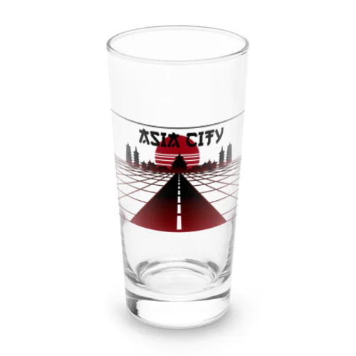  vaporwave asiacity  Long Sized Water Glass