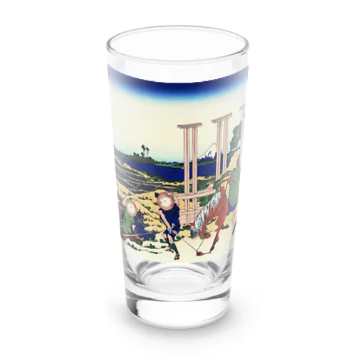 葛飾北斎_冨嶽三十六景　武州千住 Long Sized Water Glass