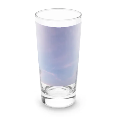 八月の夕焼け Long Sized Water Glass