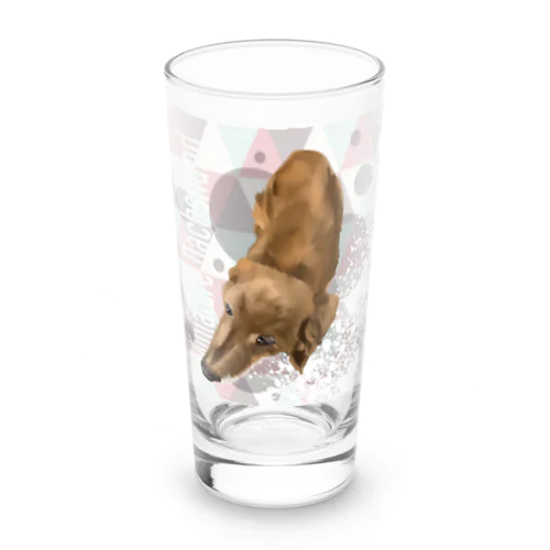 ダックスフンドさん Long Sized Water Glass