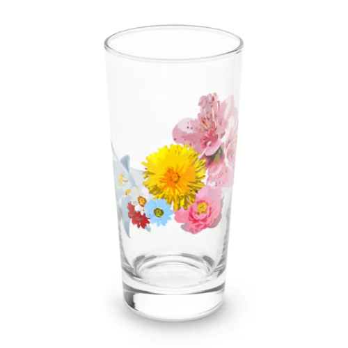 逆シンニョウの花々 Long Sized Water Glass