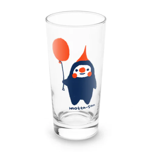 風船モッタさん（Tシャツは背面） Long Sized Water Glass