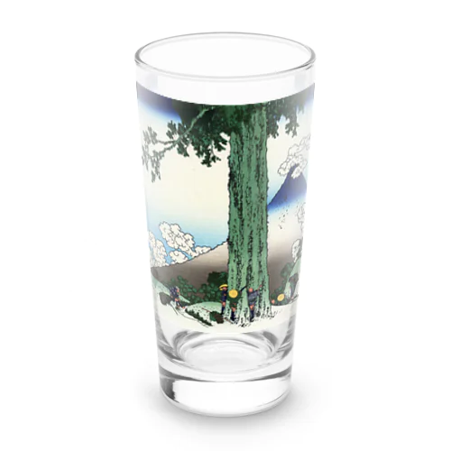 葛飾北斎_冨嶽三十六景　甲州三嶌越 Long Sized Water Glass