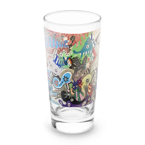 見てみてここにたくさんいるんだ Long Sized Water Glass