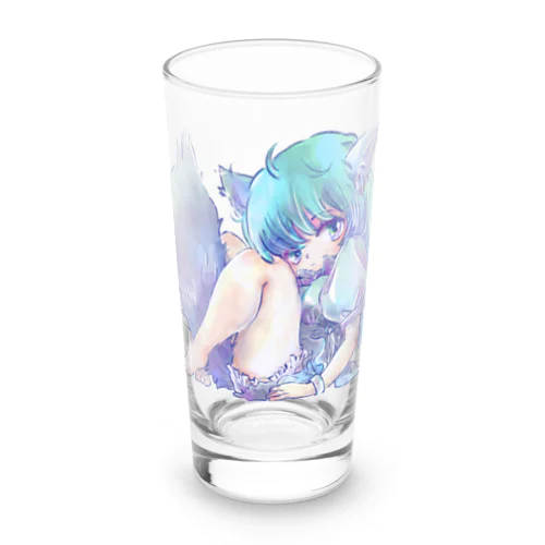 けもみみ&けもしっぽっ子 Long Sized Water Glass