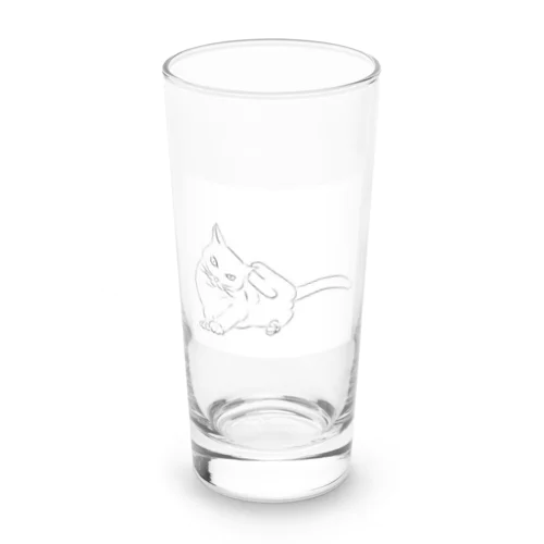 お耳かゆいかゆいネッコ Long Sized Water Glass