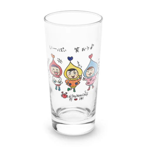 にゃはは♫三姉妹の休日 Long Sized Water Glass