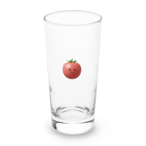 3Dのトマトさん Long Sized Water Glass