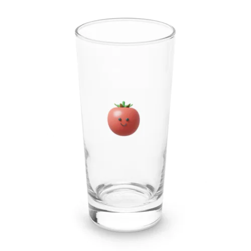 3Dのトマトさん Long Sized Water Glass