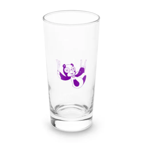 溺れる可愛さ-ぶくぶくジョン- Purple Long Sized Water Glass